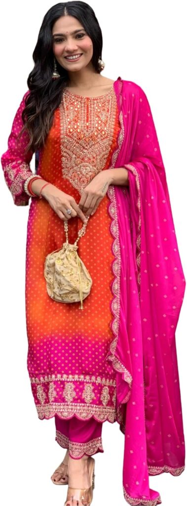 Stylish Straight Kurti with Elegant Embroidery
